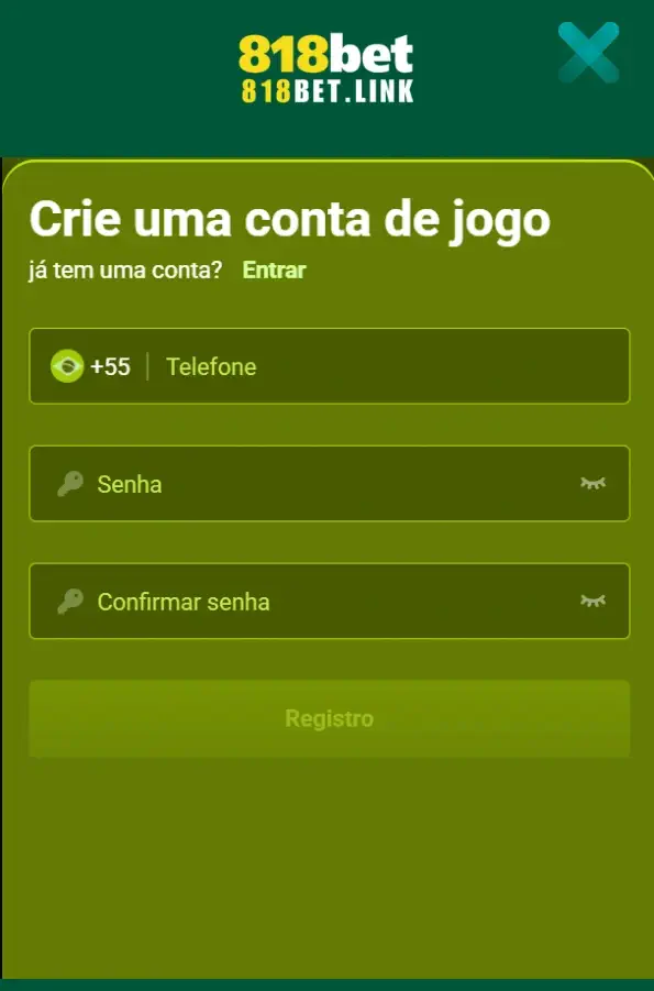 registro e login